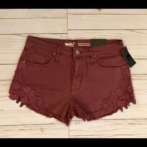 Burgundy Shorts